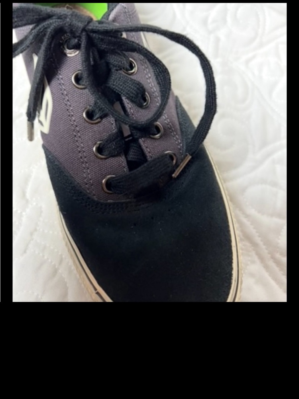 CARIUMA Naoica Tennis Blue Gray Shoe Lace Up Suede Canvas Tie Size 8.5 - Picture 10 of 16